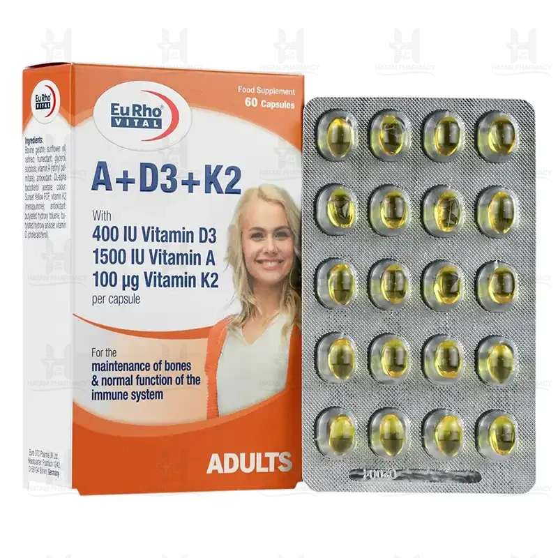 ا + د3 + کا2 کپسول يوروويتال